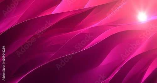 Abstract pink flowing waves background.