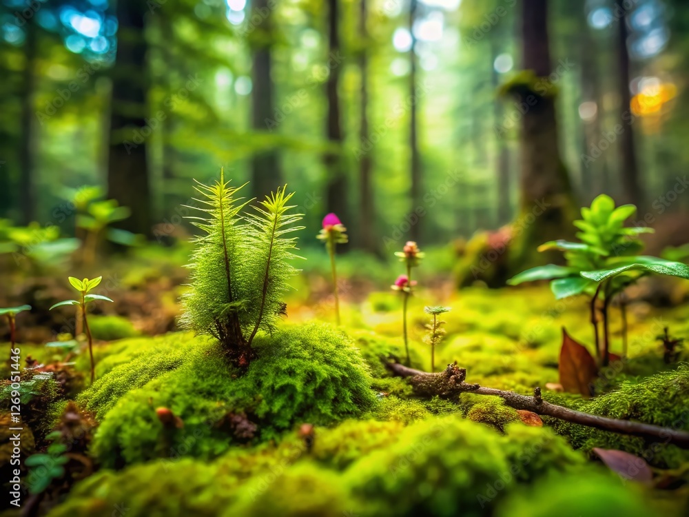 Miniature Quebec Forest Floor: Tiny Plants in Massif du Sud Regional Park Miniature Quebec Forest Floor: Tiny Plants in Massif du Sud Regional Park