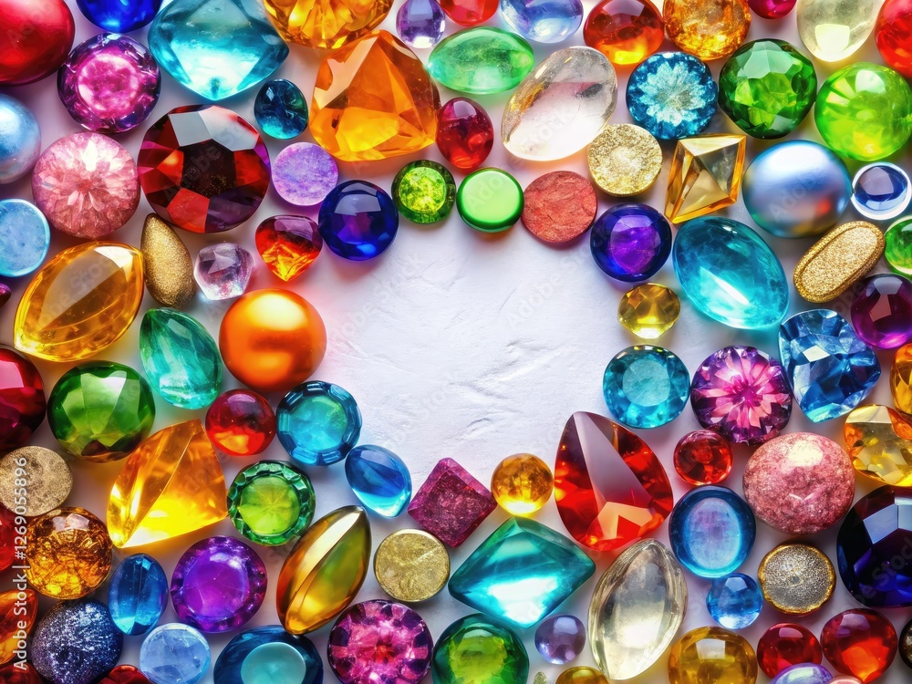 Exquisite gemstones: a vibrant collection of cut and uncut precious and semi-precious stones. Exquisite gemstones: a vibrant collection of cut and uncut precious and semi-precious stones.