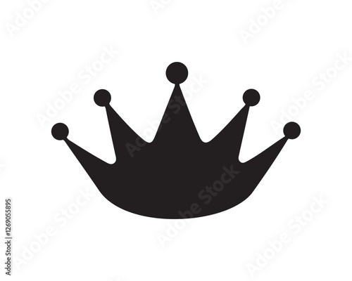 Crown icon. Crown symbol Vector illustration