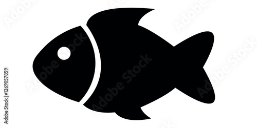 aquarium fish silhouette illustration background