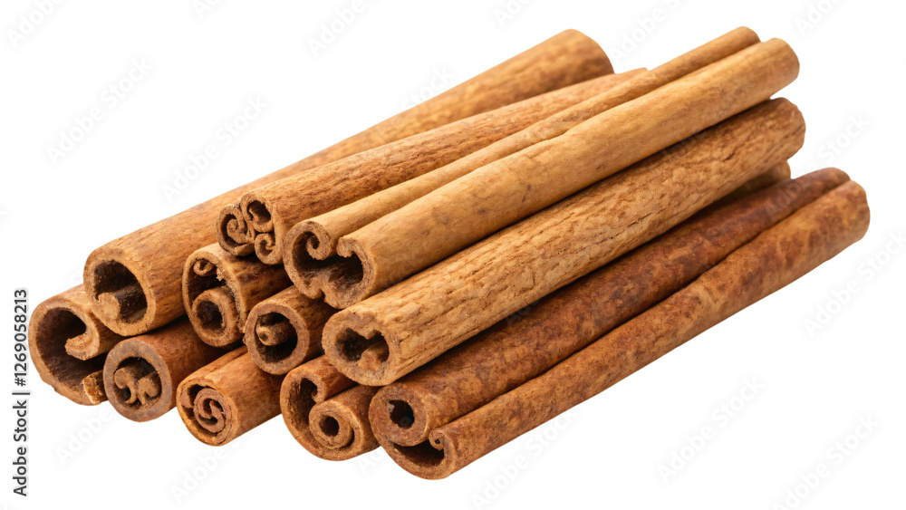 cinnamon sticks isolated on white cinnamon sticks isolated on white