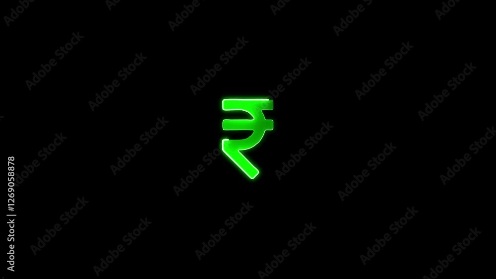 Glowing neon symbol rupee sign.rupee icon with neon effects.A glowing neon depiction of the Indian rupee currency symbol. Glowing neon symbol rupee sign.rupee icon with neon effects.A glowing neon depiction of the Indian rupee currency symbol.