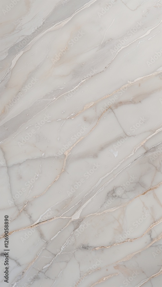Fototapeta premium close-up view of a marble surface. The style is natural and organic, showcasing a smooth texture with subtle variations in color. The layout is a full-frame shot, capturing the intricate patterns and 