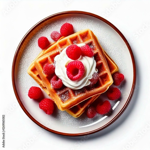 Delicious Plate of Raspberr...