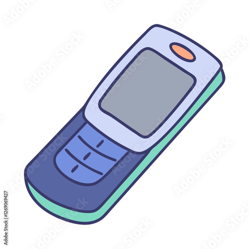 flip phone icon, flip phone vector illustration-simple illustration of flip phone, perfect for flip phone logos and icons