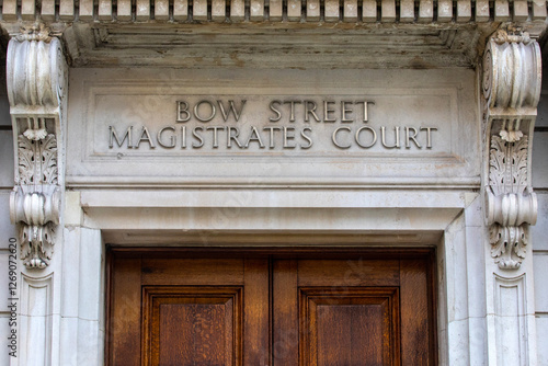 Fotografía Bow Street Magistrates Court in London, UK