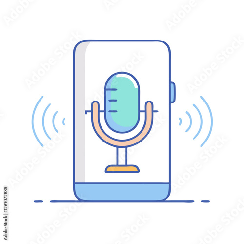 voice assistant icon, voice assistant vector illustration-simple illustration of voice assistant, perfect for voice assistant logos and icons