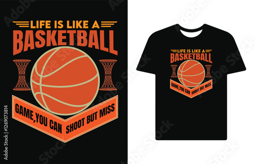 basketball unique t shirt design 
