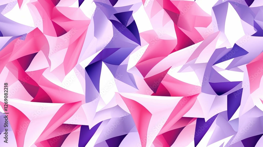 Fototapeta premium Collection of abstract geometric pattern seamless with mosaic design, background and banner, color palette