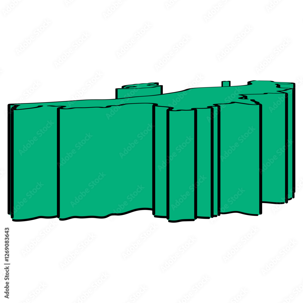 新潟県_アイソメトリックイラスト_01