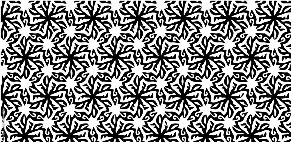 images showcase various black-and-white motif designs with repetitive patterns. The patterns feature geometric, floral, and abstract elements, making them suitable for decoration or graphic design. images showcase various black-and-white motif designs with repetitive patterns. The patterns feature geometric, floral, and abstract elements, making them suitable for decoration or graphic design.