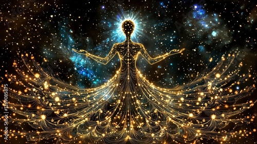 Abstract representation of human energy