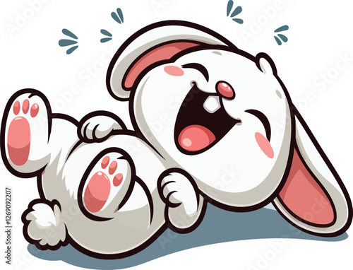 Detailed Cute Bunny Illustration Vector for Branding, Marketing, and Kid-Friendly Digital Creations