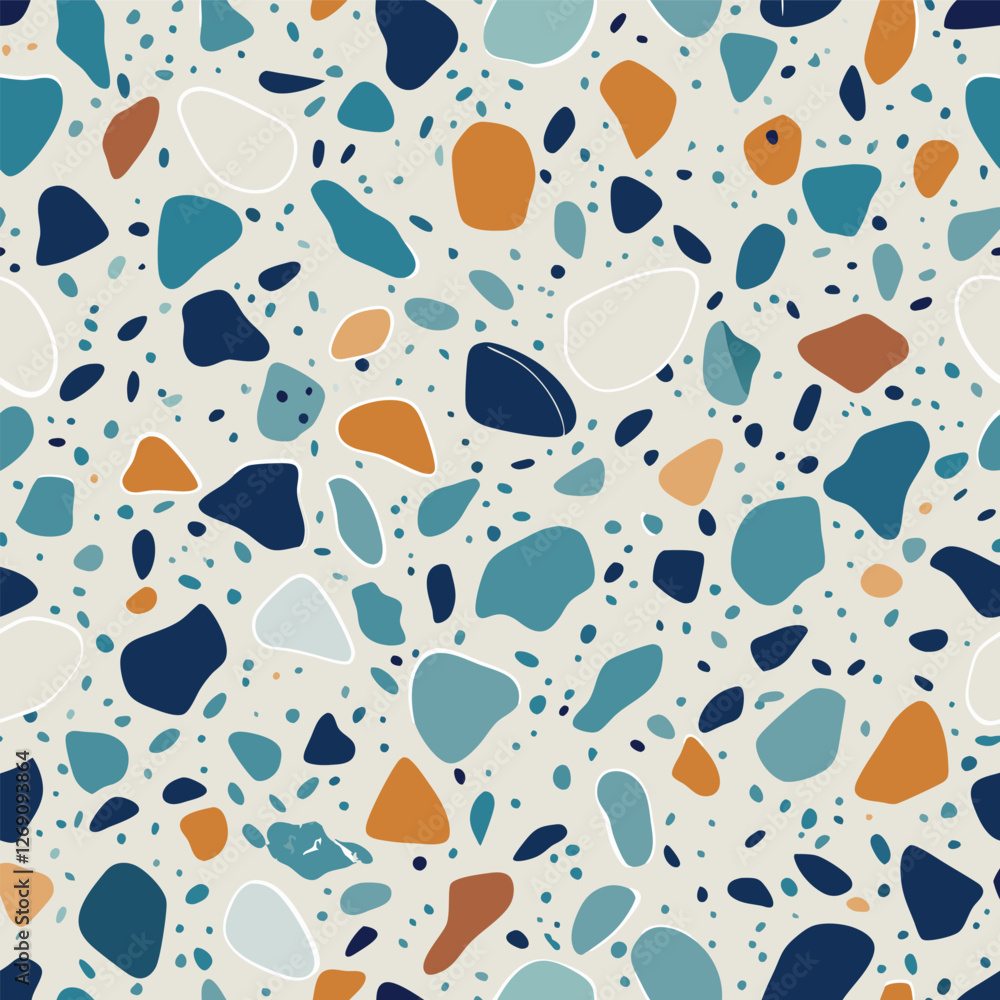 Fototapeta premium seamless pattern with birds and flowers