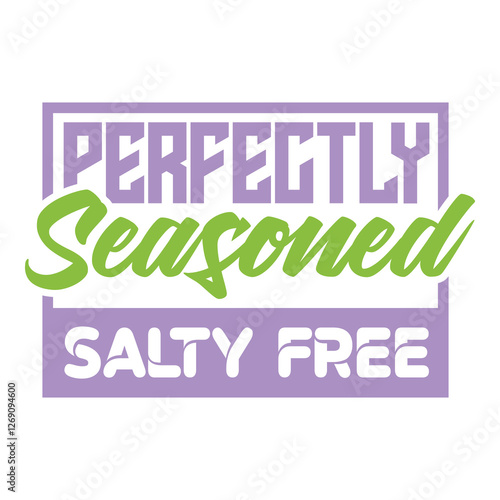Creative seasoning-related typography design.