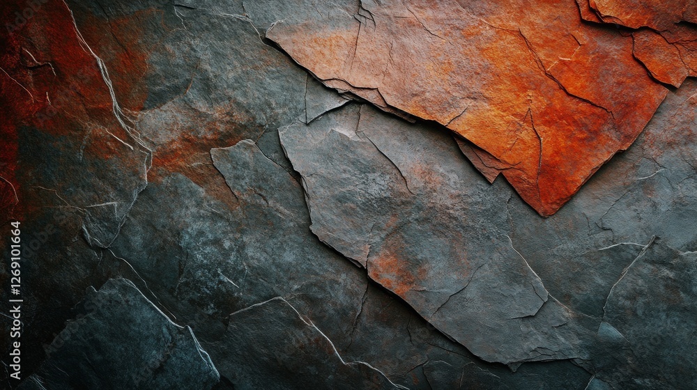 Fototapeta premium Textured stone surface with natural earthy tones