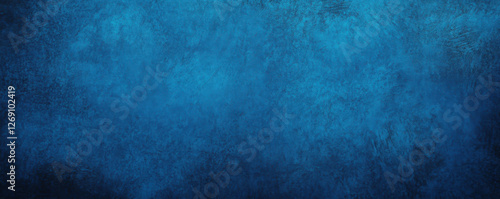 old blue paper background with marbled vintage texture in elegant website or textured paper design