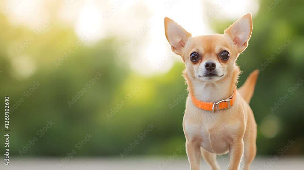 A Cinematic Realistic Medium Shot of a Chihuahua Dog with its Eyes Focused
A Cinematic Realistic Medium Shot of a Chihuahua Dog with its Eyes Focused