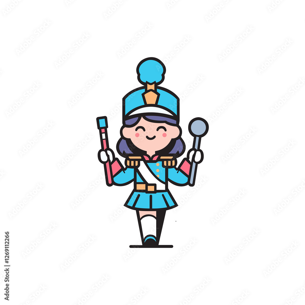majorette for marching band logo template majorette for marching band logo template