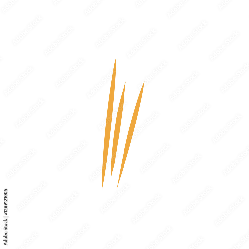 Obraz premium toothpick vector