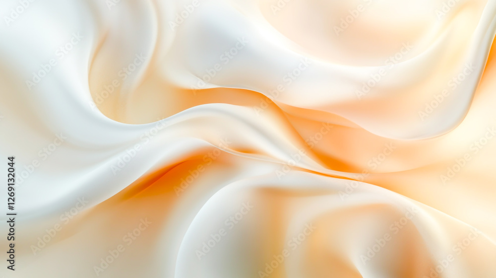 Obraz premium Abstract Background with Smooth, Flowing Shapes and Soft Gradients