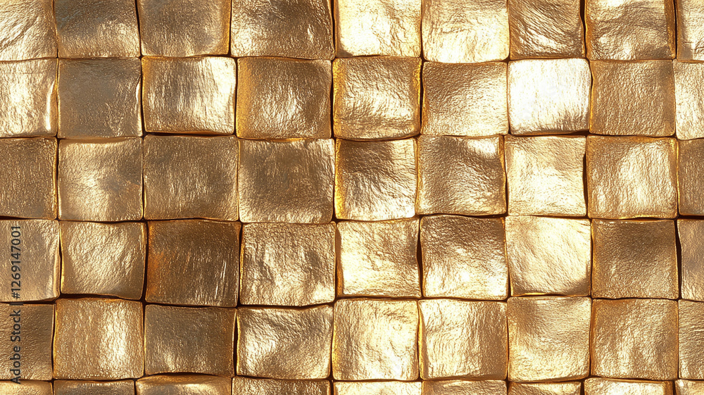 Entire image of plated gold, metallic, textured Entire image of plated gold, metallic, textured