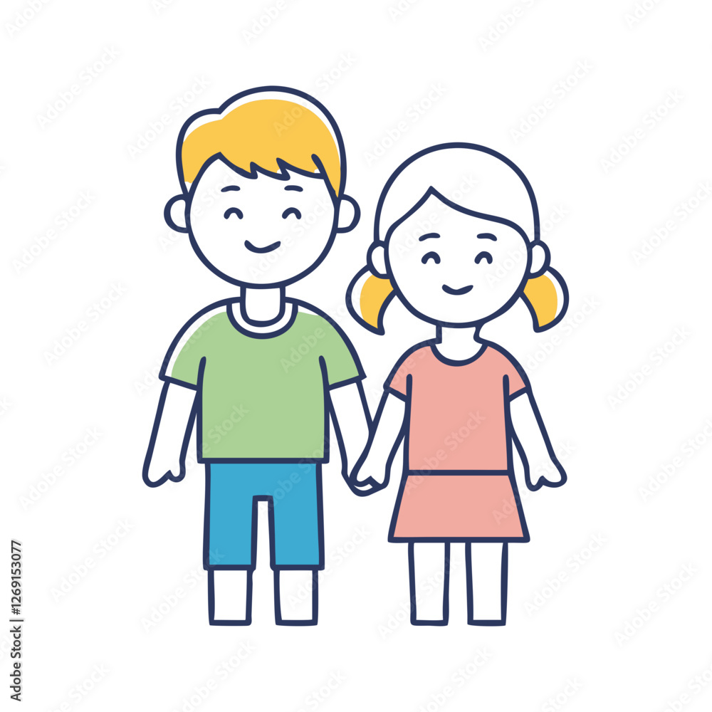 siblings icon, siblings vector illustration-simple illustration of siblings, perfect for siblings logos and icons siblings icon, siblings vector illustration-simple illustration of siblings, perfect for siblings logos and icons