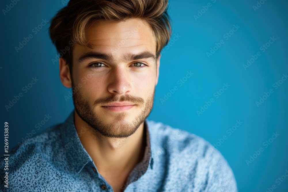 A close-up shot of a man with a beard A close-up shot of a man with a beard