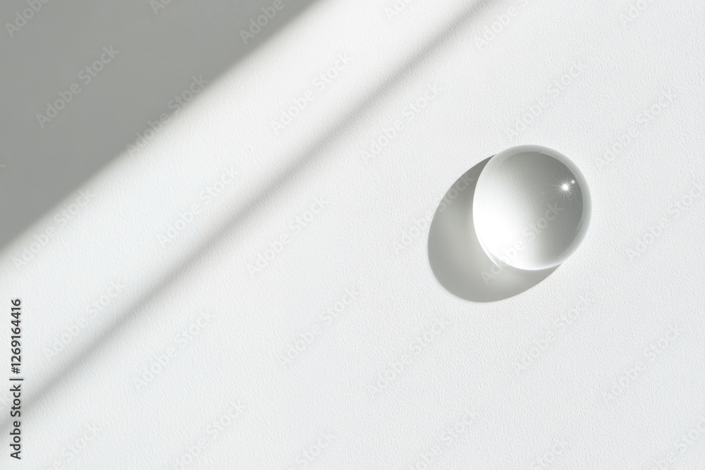 A close-up shot of a white object sitting on a table A close-up shot of a white object sitting on a table