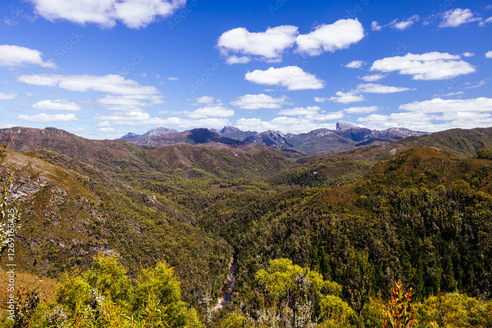 Naklejka premium Donaghys Hill in Tasmania Australia