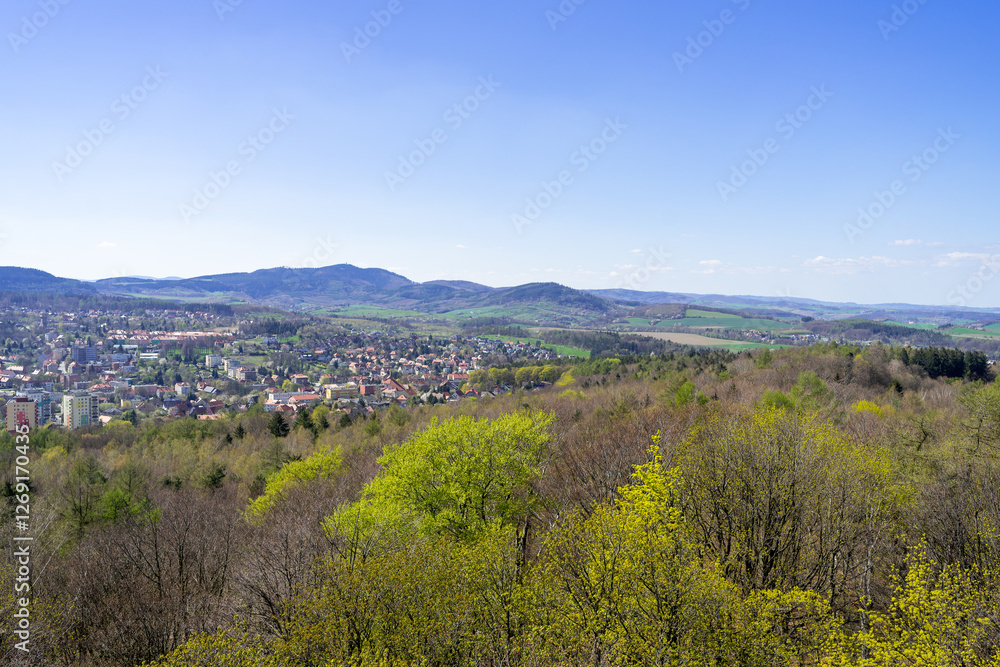 Fototapeta premium landscape with mountains
