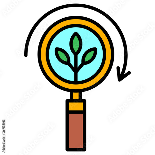 Autotroph proses icon, Plant, Leaf