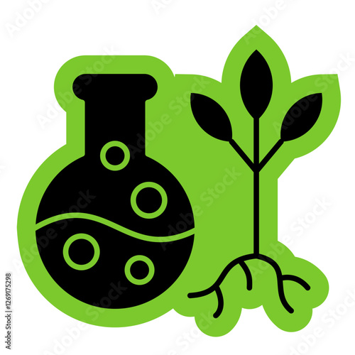 Autotroph proses icon, Plant, Leaf