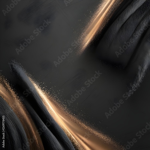 floating ember remnants in deep anthracite tones for abstract grunge style backgrounds