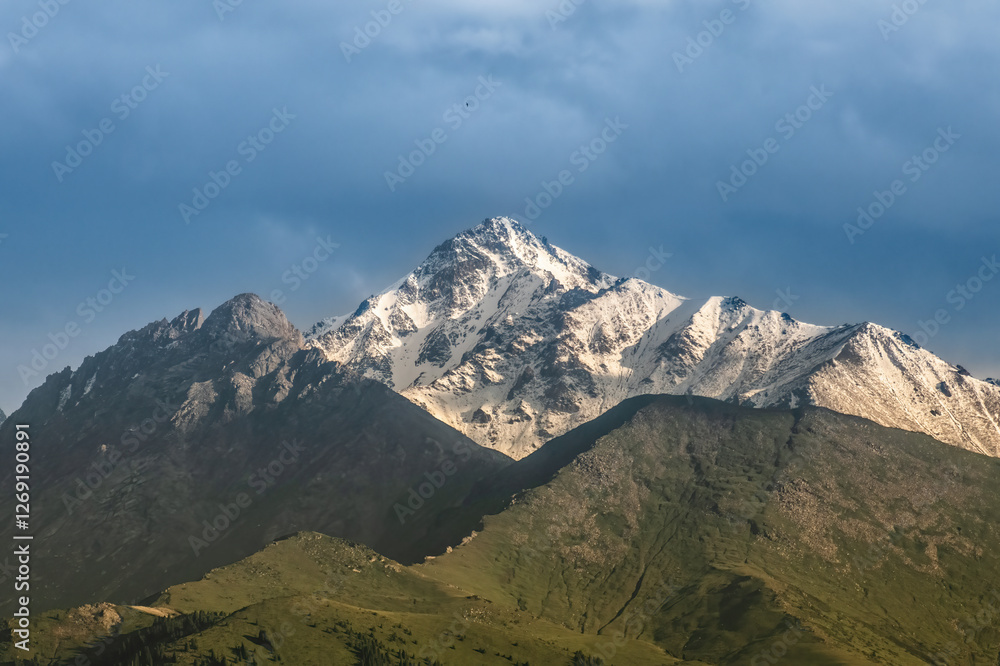 Fototapeta premium mountain landscape with clouds