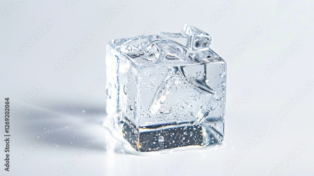 ice cubes isolated on white ice cubes isolated on white