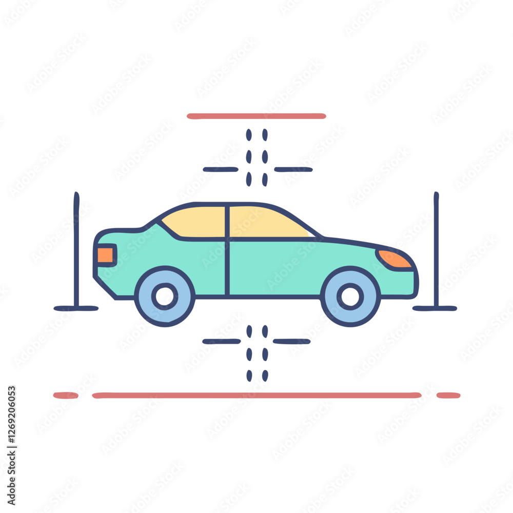 car alignment icon, car alignment vector illustration-simple illustration of car alignment, perfect for car alignment logos and icons car alignment icon, car alignment vector illustration-simple illustration of car alignment, perfect for car alignment logos and icons
