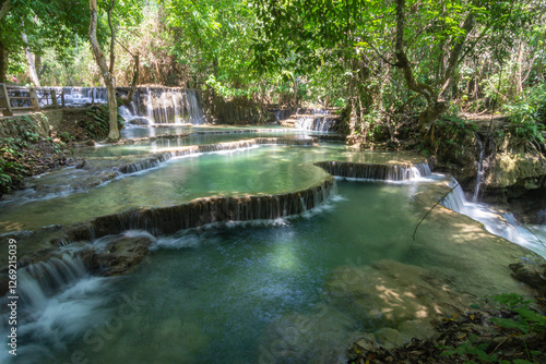 Kuang Si Waterfall in Luang Prabang, Laos