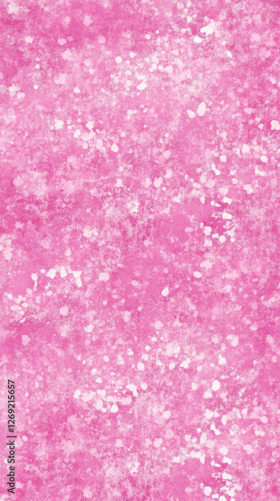 Pink pastel watercolor background with white splatters Pink pastel watercolor background with white splatters