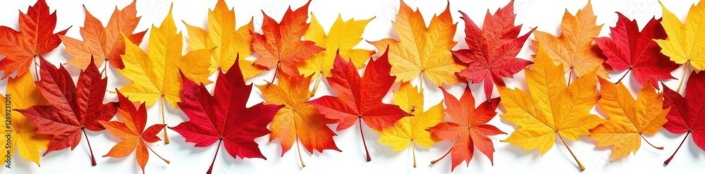 Pile of assorted autumn leaves, stark white backdrop , texture, foliage Pile of assorted autumn leaves, stark white backdrop , texture, foliage