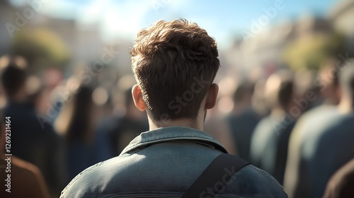 Social Anxiety in a Crowded Scene