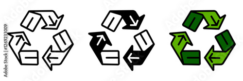 Recycle Symbol is a universal icon representing the importance of waste management and sustainability.