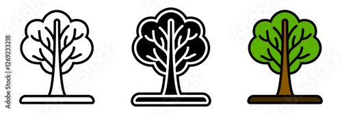 Tree is a vital component of the ecosystem, absorbing CO2 and producing oxygen.