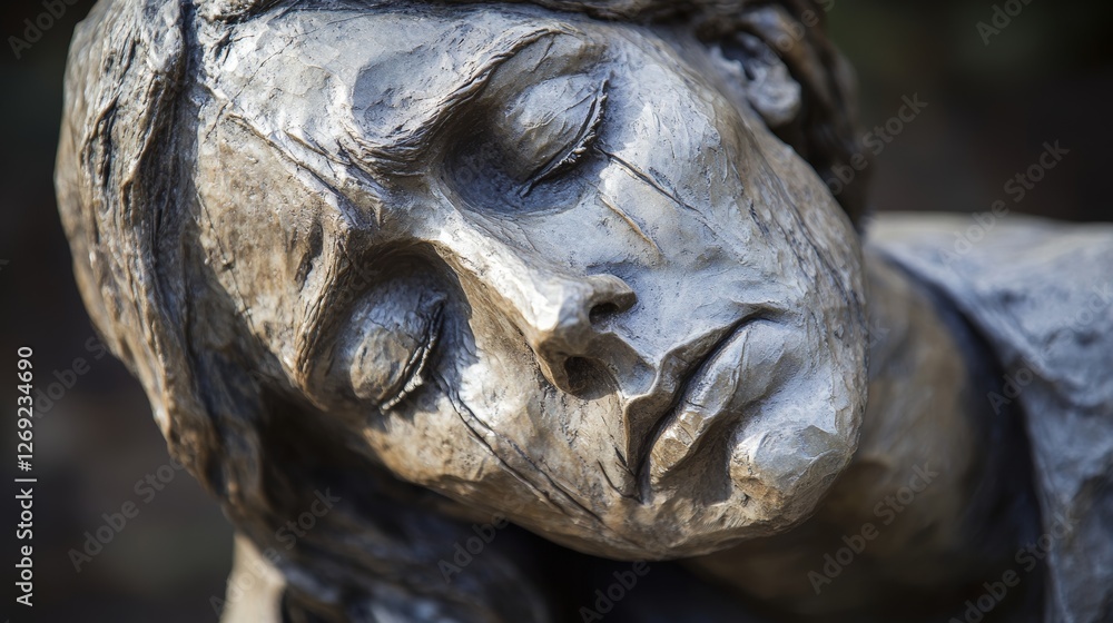 A Melancholic Sculpture of a Woman Weighing the Burden of Loss A Melancholic Sculpture of a Woman Weighing the Burden of Loss