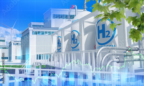 Hydrogen energy station. Fa...