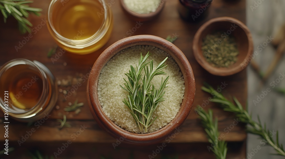 Herbal Rosemary Tea Arrangement Herbal Rosemary Tea Arrangement