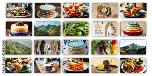 Social media post and crative bundle black friday, food post, bg post, Animal post, luxury, product Ai generator