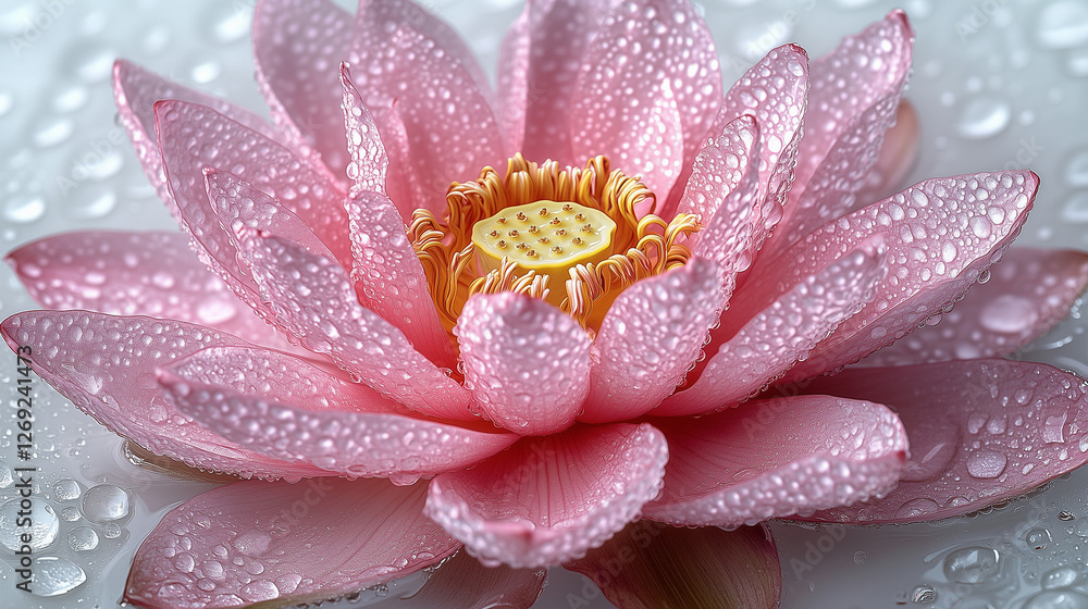 Fototapeta premium pink water lily