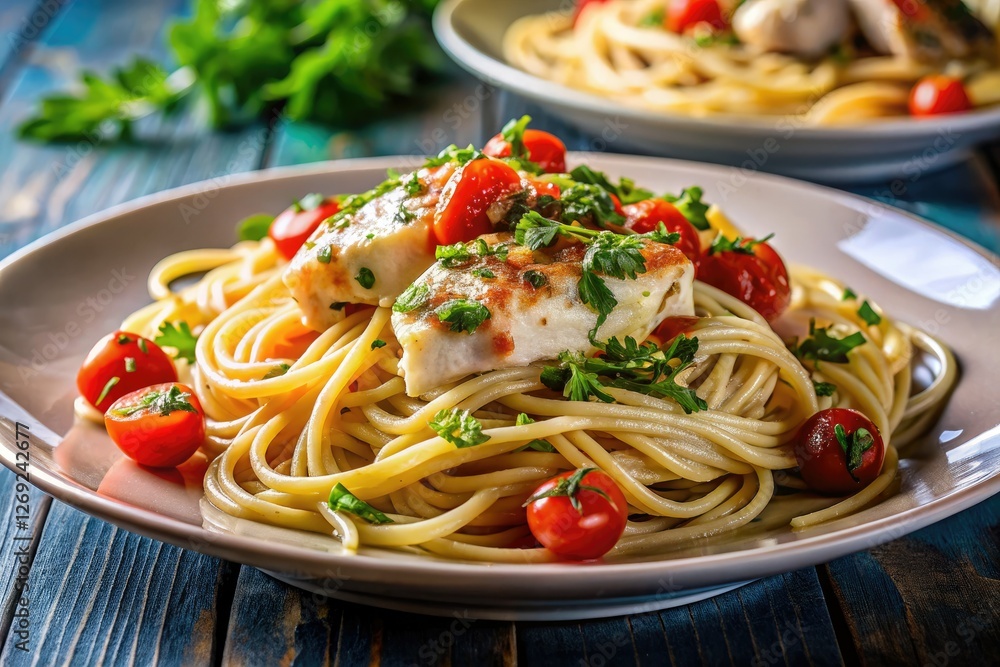 Quick and tasty fish spaghetti: an effortless Italian feast.